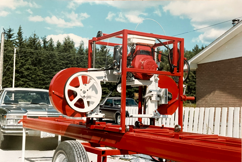Photo of portable sawmill